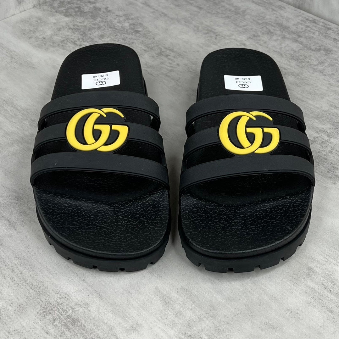 Gucci Slides "Black-Yellow"