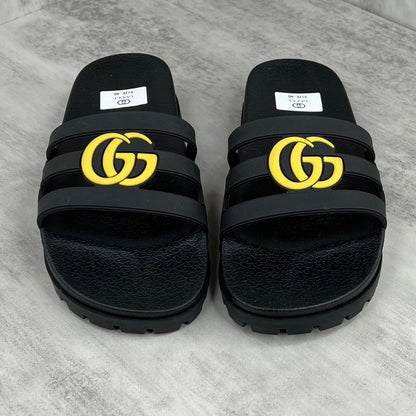 Gucci Slides "Black-Yellow"