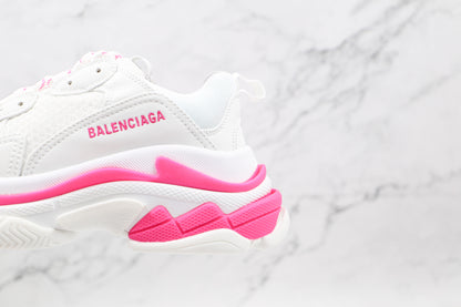 Balenciaga Triple S "White-Fluo Pink"