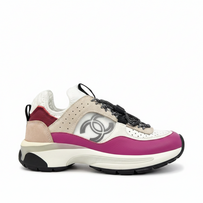 Chanel CC "Beige-White-Pink"