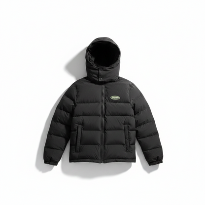 Trapstar Hyperdrive Down Jacket "Black-Lime"