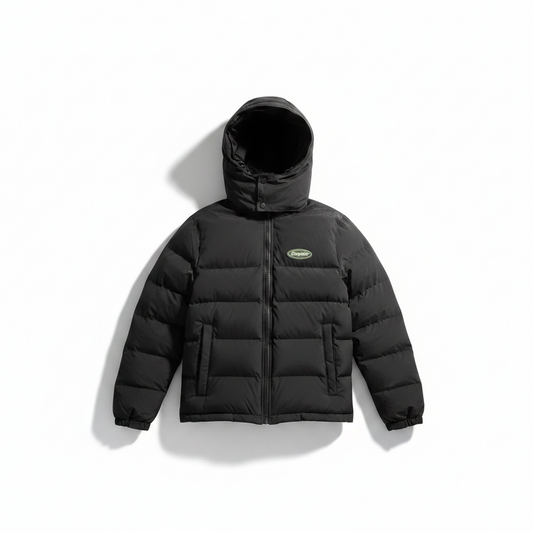 Trapstar Hyperdrive Down Jacket "Black-Lime"