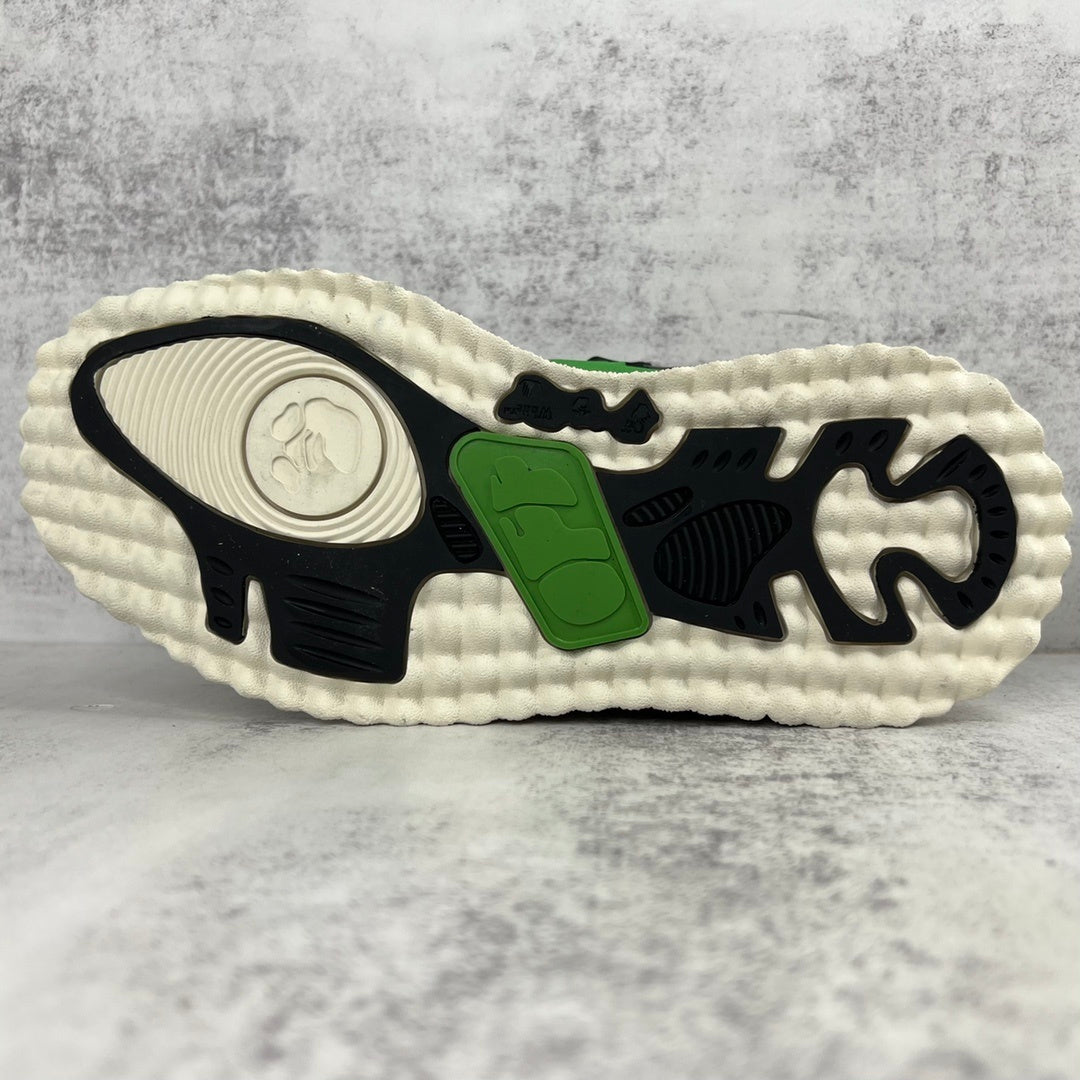 Off-White Sponge Mid "Black-White-Green"