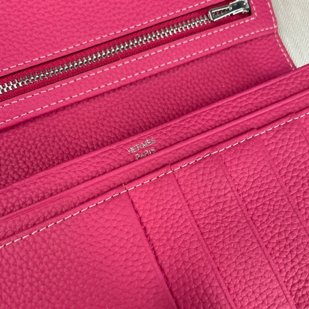 Hermes Bearn Wallet "Pink"