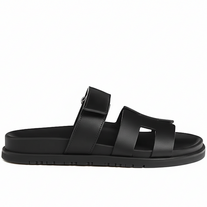 Hermes Chypre Sandal "Black"