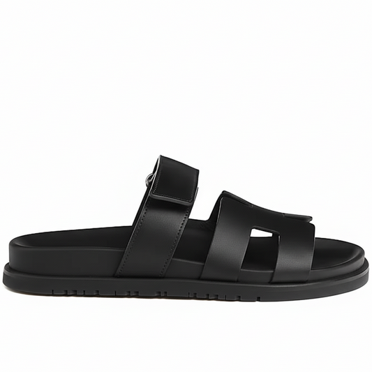 Hermes Chypre Sandal "Black"