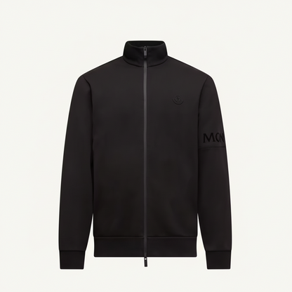 Moncler Zip-Up Sweatshirt "Black"
