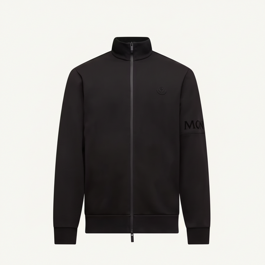 Moncler Zip-Up Sweatshirt "Black"