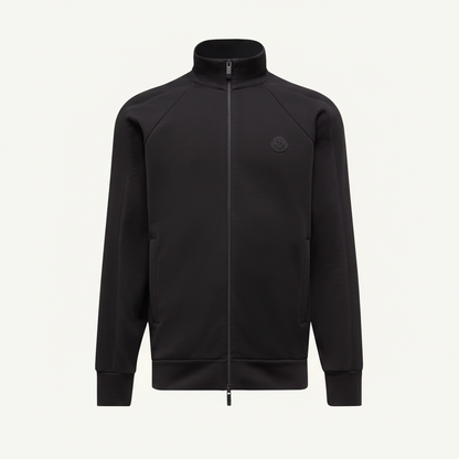 Moncler Zip-Up Sweatshirt "Black"