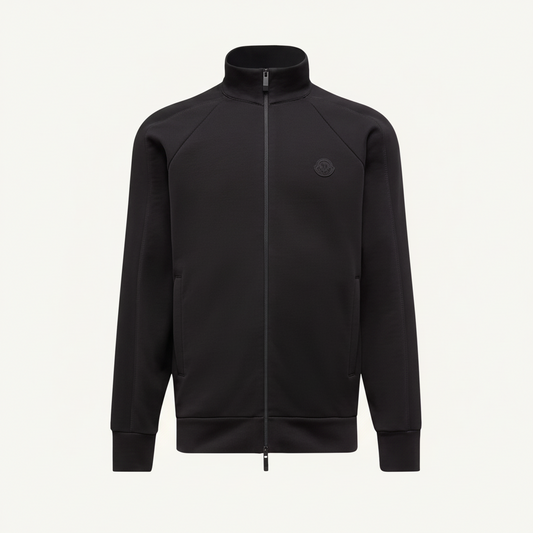 Moncler Zip-Up Sweatshirt "Black"