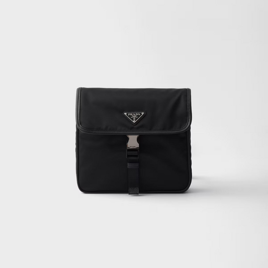 Prada Re-Nylon and Saffiano Leather Shoulder Bag