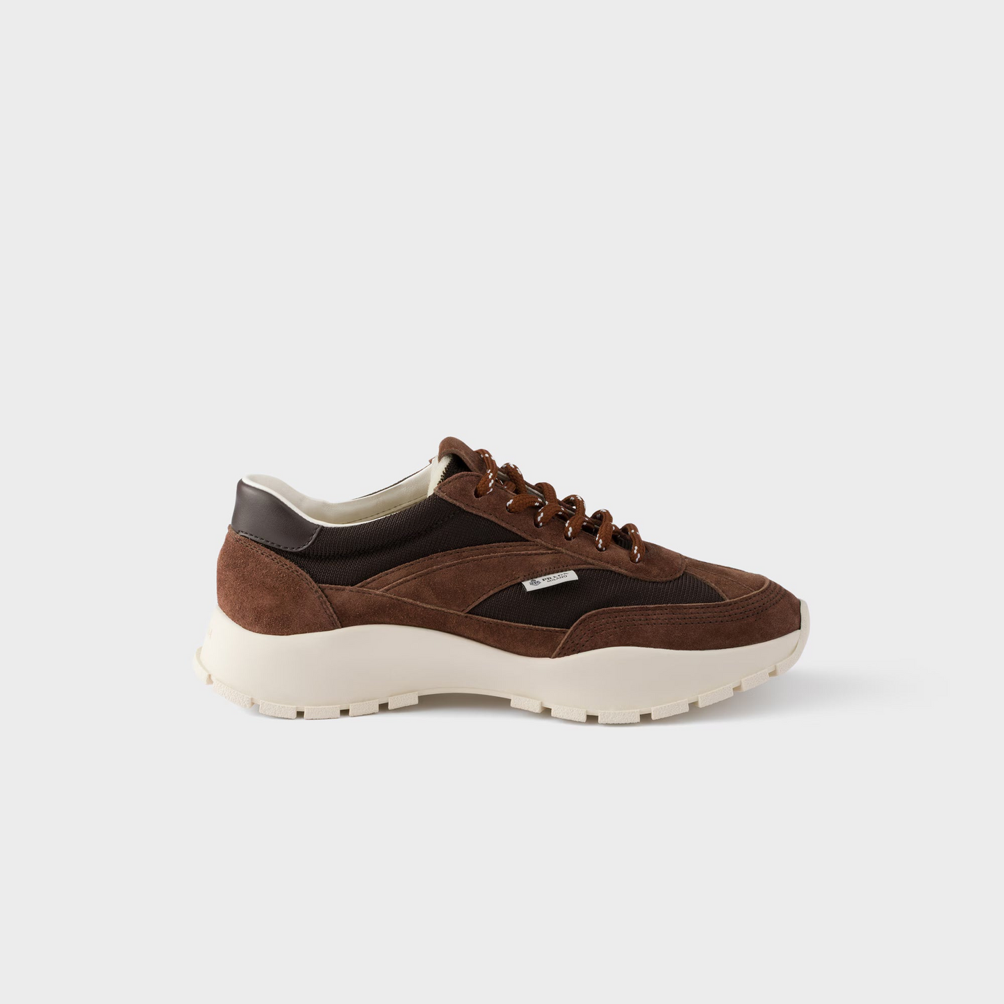 Prada Mesh fabric and Suede Sneakers "Cocoa Brown"