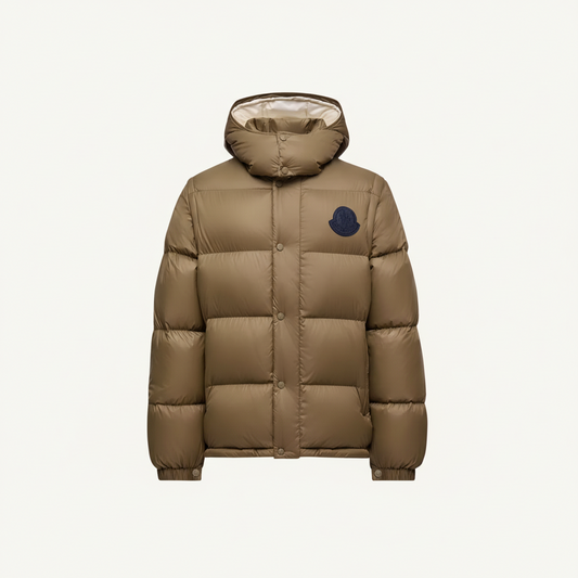 Moncler Cyclone 2-in-1 Hooded Short Down Jacket "Olive Green"