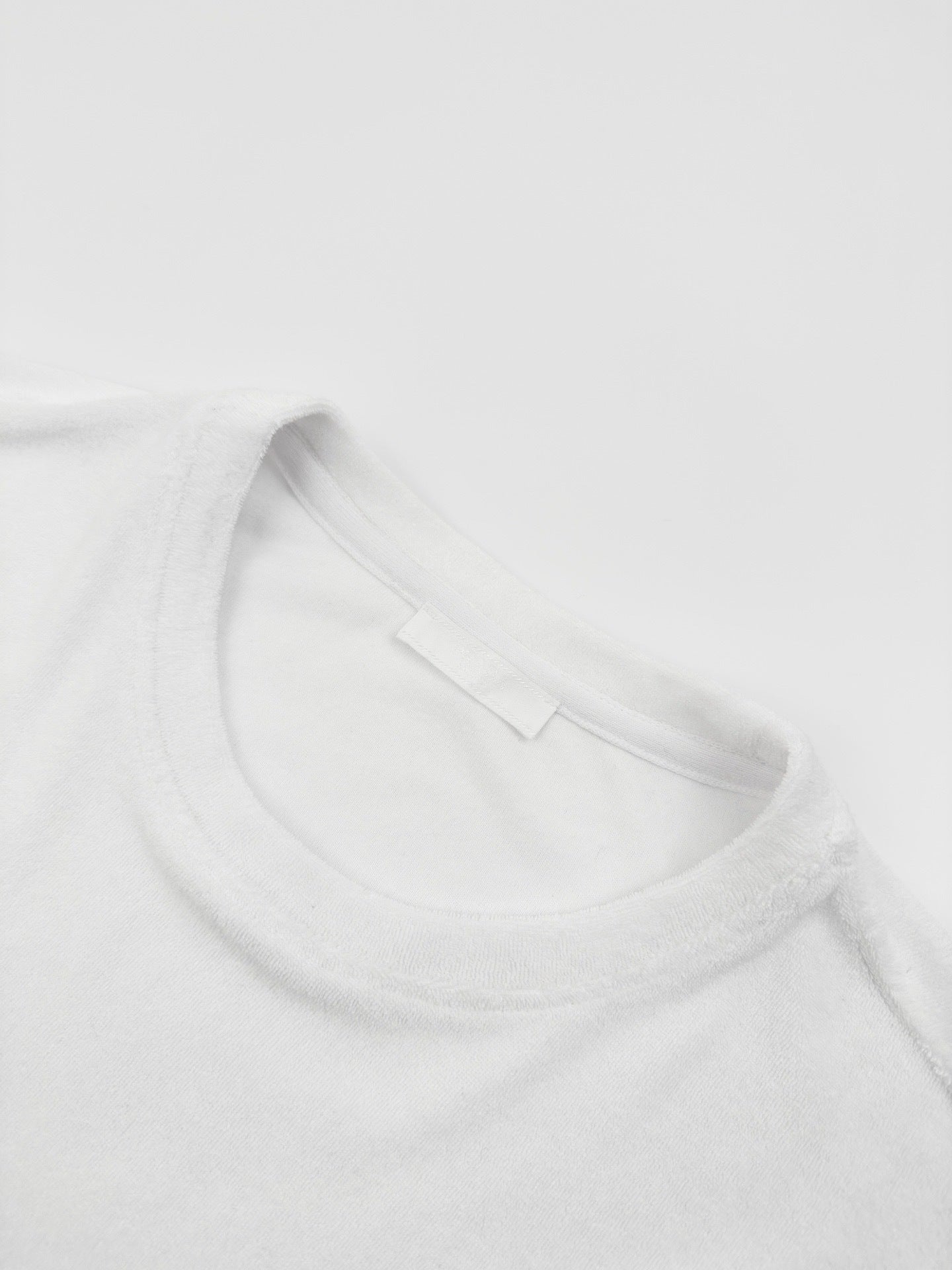 Prada Terry Towelling T-Shirt "White"