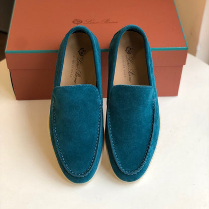 Loro Piana Summer Walk Loafers "Cyan"