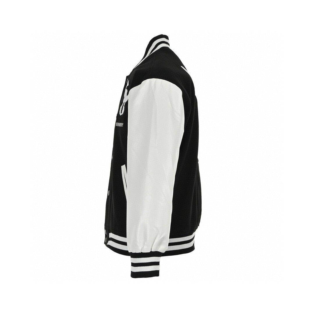 Burberry Rabbit Varsity Jacket "Black-White"