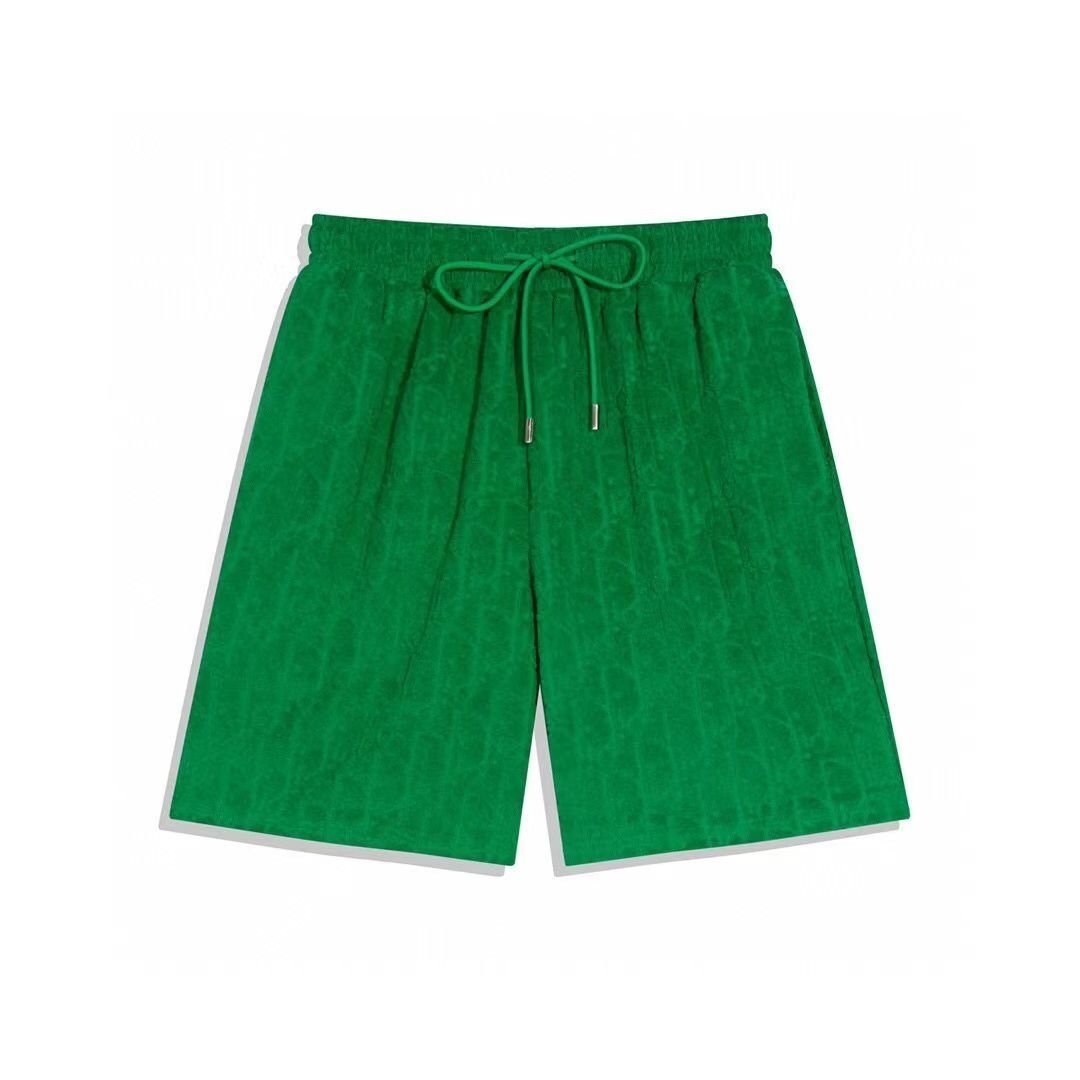 Dior Monogram Jacquard Toweling Shorts "Green"