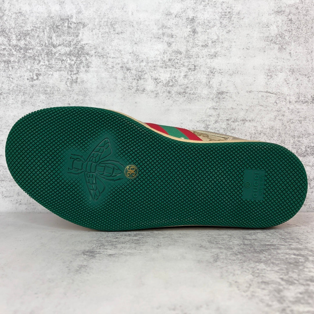 Gucci Screener "Distressed Beige-Pink-Green"