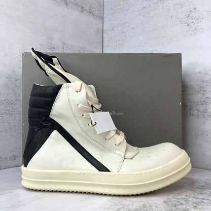 Rick Owens Geobasket "White-Black"