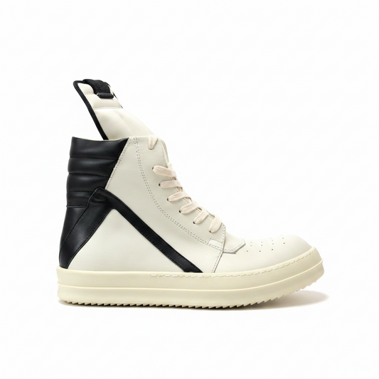 Rick Owens Geobasket "White-Black"