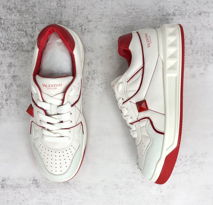 Valentino Garavani One Stud "White-Red"
