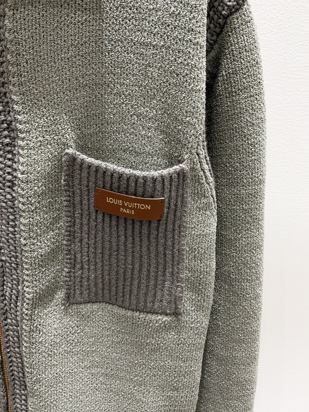 Louis Vuitton Zippered Textured Overshirt "Cameo Green"