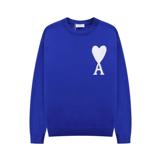 AMI Paris Ami De Coeur Sweater "Blue"