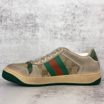 Gucci Screener "Distressed Beige-Green"