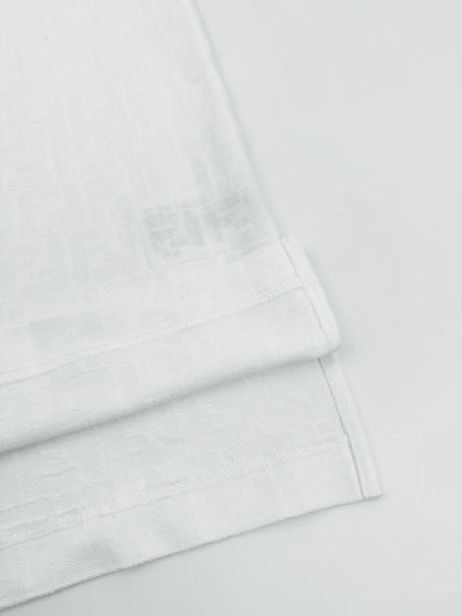 Fendi FF Monogram Polo T-Shirt "White"