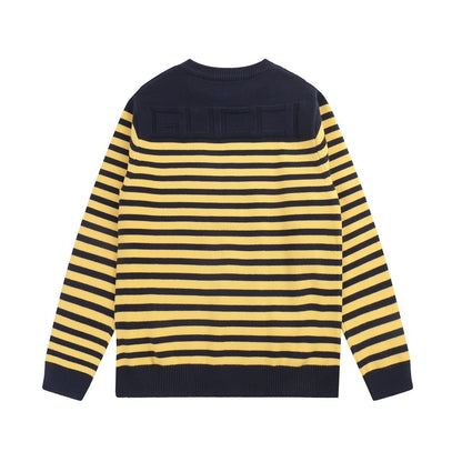 Gucci Striped Sweater "Black-Yellow"