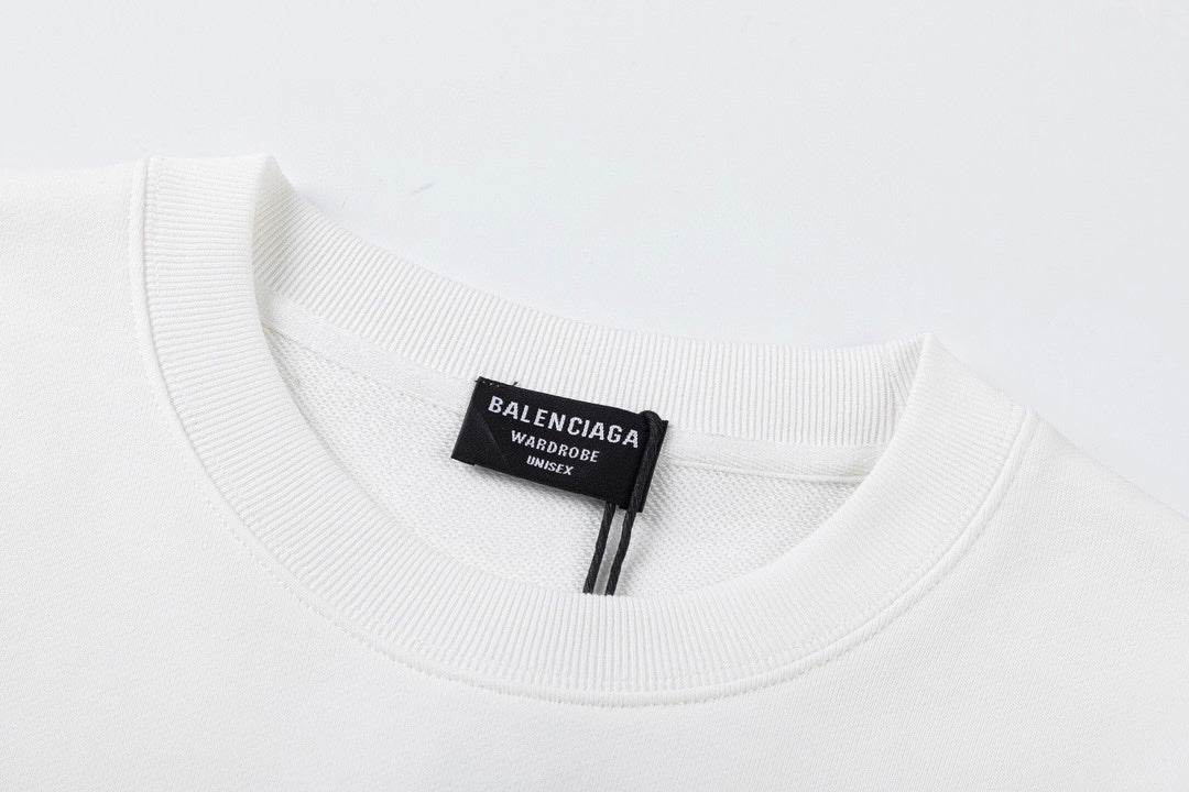 Balenciaga Sweatshirt "White-Black"
