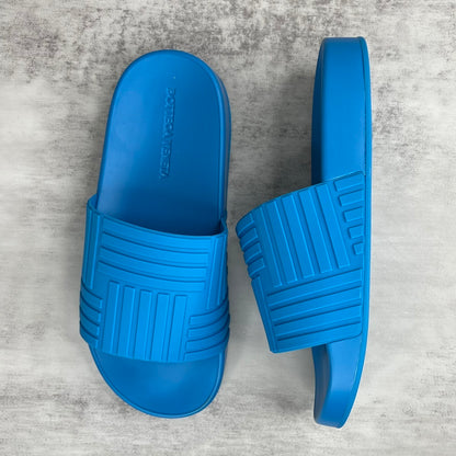 Bottega Veneta Slides "Blue"