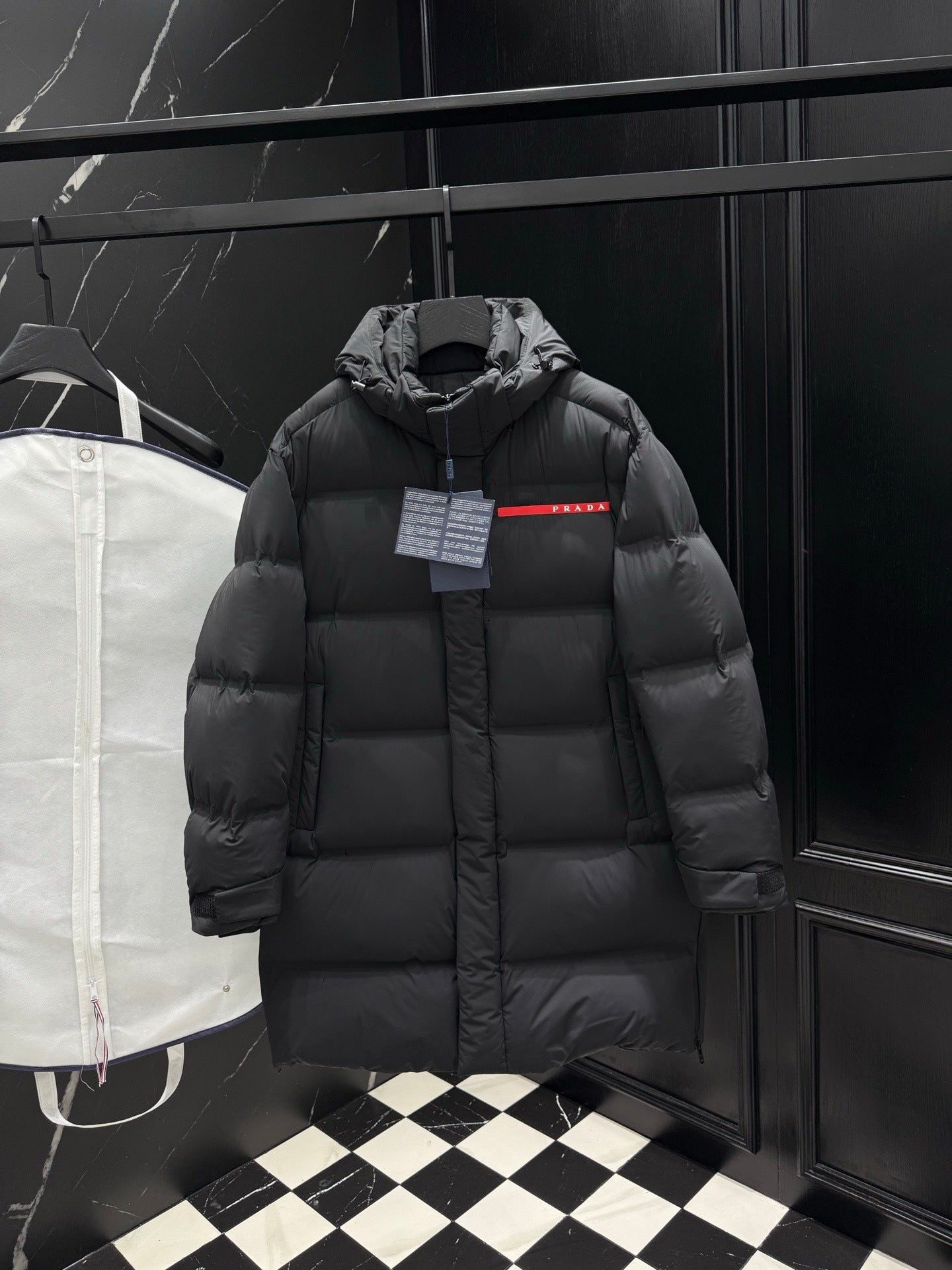 Prada Re-Nylon Down Jacket "Black"