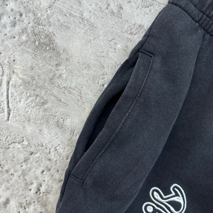 Balenciaga Cursive Baggy Trousers "Black-White"