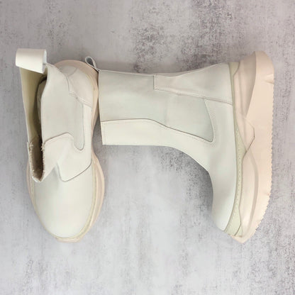 Rick Owens Abstract Beetle Boots "White"