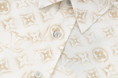Louis Vuitton Monogram Shirt "White-Beige"