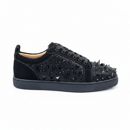 Christian Louboutin Louis Junior P Pik Pik Strass "Black"