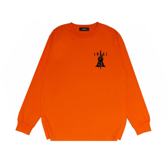 Amiri Dagger Sweatshirt "Orange-Black"