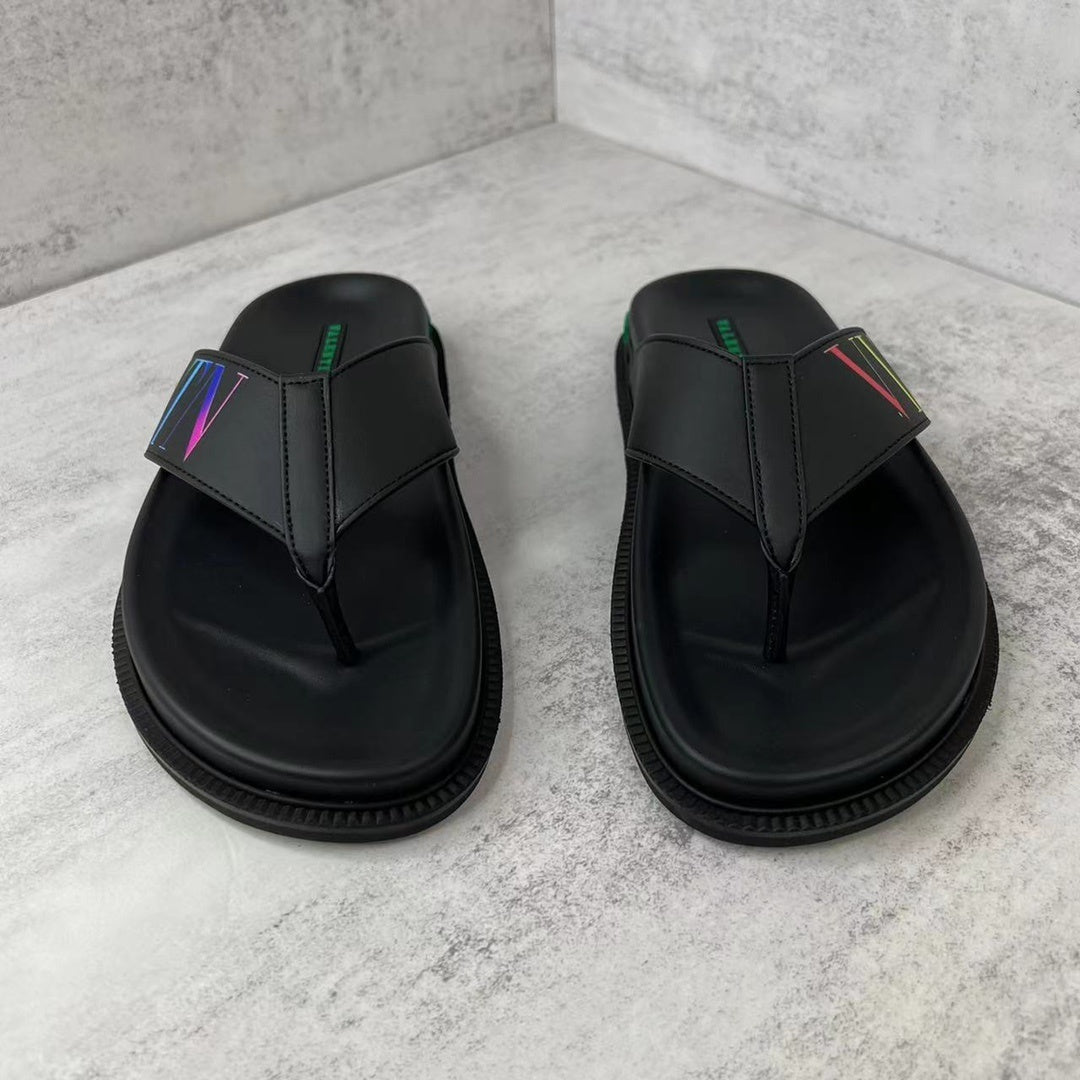 Valentino Garavani Flip-Flops "Black-Multicolour"
