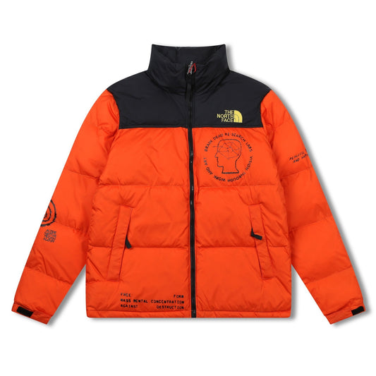 Brain Dead x The North Face Down Jacket "Orange-Black"