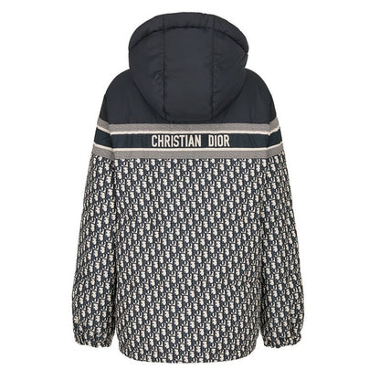 Dior Reversible Down Jacket "White" and "Blue"