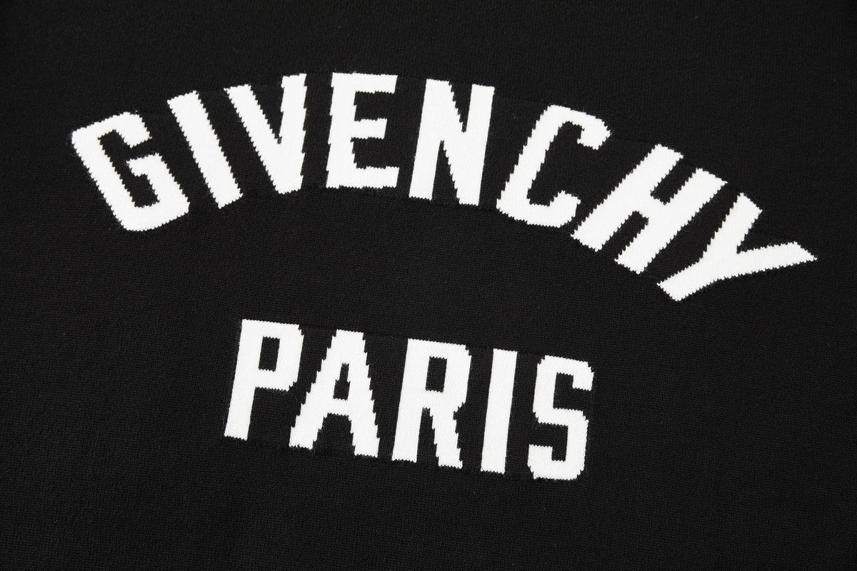 Givenchy Couture Seam Knit Sweater "Black"
