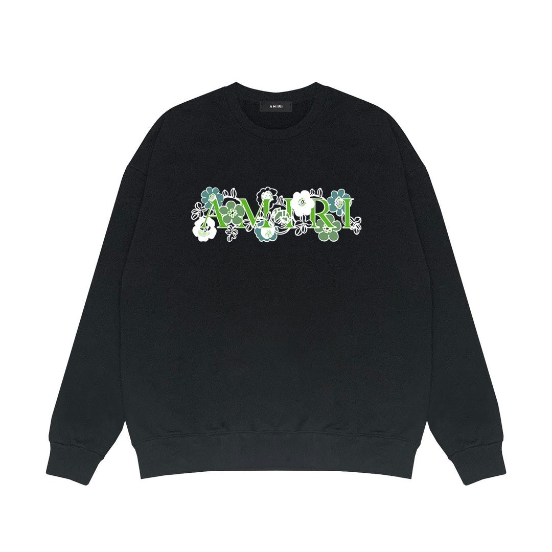 Amiri Floral Sweatshirt "Black"