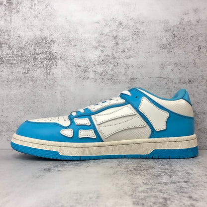 Amiri Skel Top Low "White-Blue"