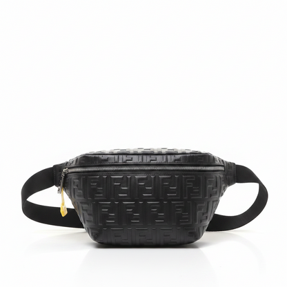 Fendi Diagonal FF Leather Belt Bag