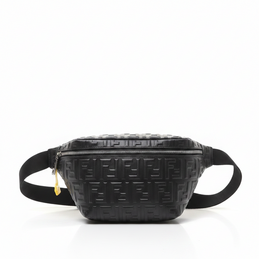 Fendi Diagonal FF Leather Belt Bag