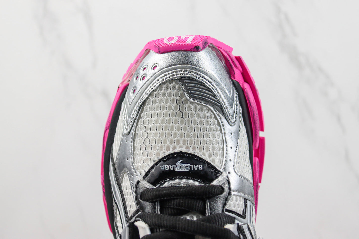 Balenciaga Runner "White-Fluo Pink-Black"