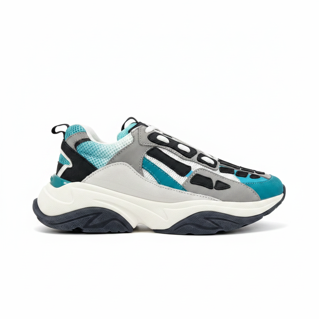 Amiri Bone Runner "White-Black-Blue"