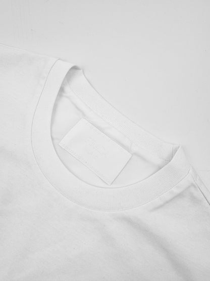 Prada Re-Nylon and Jersey T-Shirt "White"