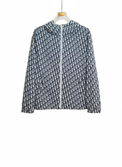 Dior Monogram Windbreaker Jacket "White-Black"